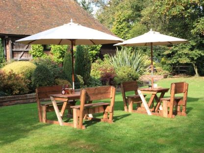 Bourton 4 Seater with backrests FSC® Certified
