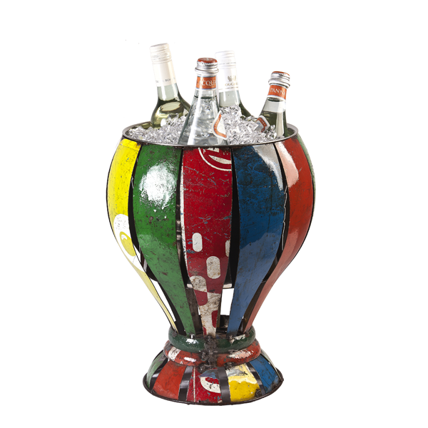 Bowl Me Over Wine Chiller -Garden Furniture Centre-48Hour Dispatch,LowRange,Under 100,Information,Amazon Trade Account,Ornaments Accessories,Ornaments,Accessories,Ranges,Think Outside Range,Metal Garden Ornaments,Novelty Drinks Coolers,Think Outside Range Ranges-{collection_title}