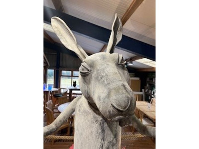 Boxing Hares -Garden Furniture Centre-HighRange,Showroom exdis,Ornaments,Animal Garden Ornaments,Metal Garden Ornaments-{collection_title}