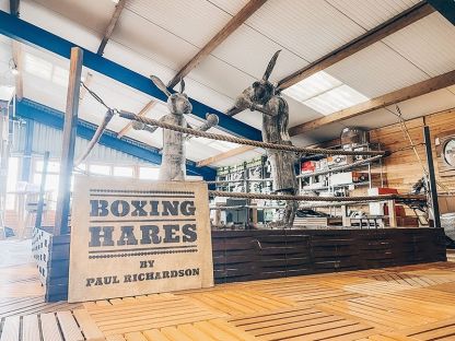 Boxing Hares 
