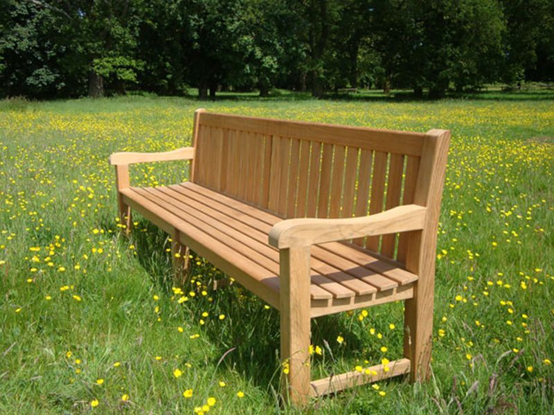 Britannia Teak Bench  240cm | FSC® Certified-Garden Furniture Centre-HighRange,Active,park benches,Teak,Benches,Outdoor Furniture,FSC®,Teak Benches Benches,Memorial Benches,Teak Benches-{collection_title}