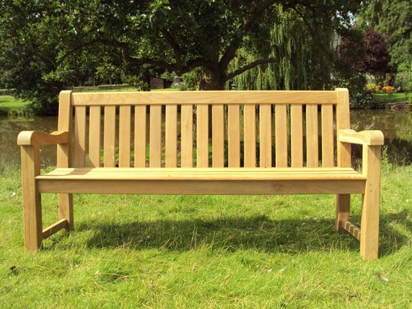 Britannia Teak Bench 150cm | FSC® Certified-Garden Furniture Centre-MidInstock,instock,MidRange,Active,park benches,Teak,Benches,Outdoor Furniture,FSC®,Teak Benches Benches,Memorial Benches,Teak Benches-{collection_title}