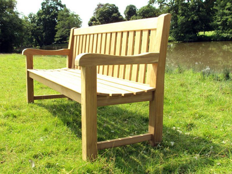 Britannia Teak Bench 180cm | FSC® Certified-Garden Furniture Centre-MidInstock,instock,MidRange,Active,park benches,Information,Best Sellers,Home Page Teak Furniture,Teak,Benches,Outdoor Furniture,FSC®,Teak Benches Benches,Memorial Benches,Teak Benches-{collection_title}