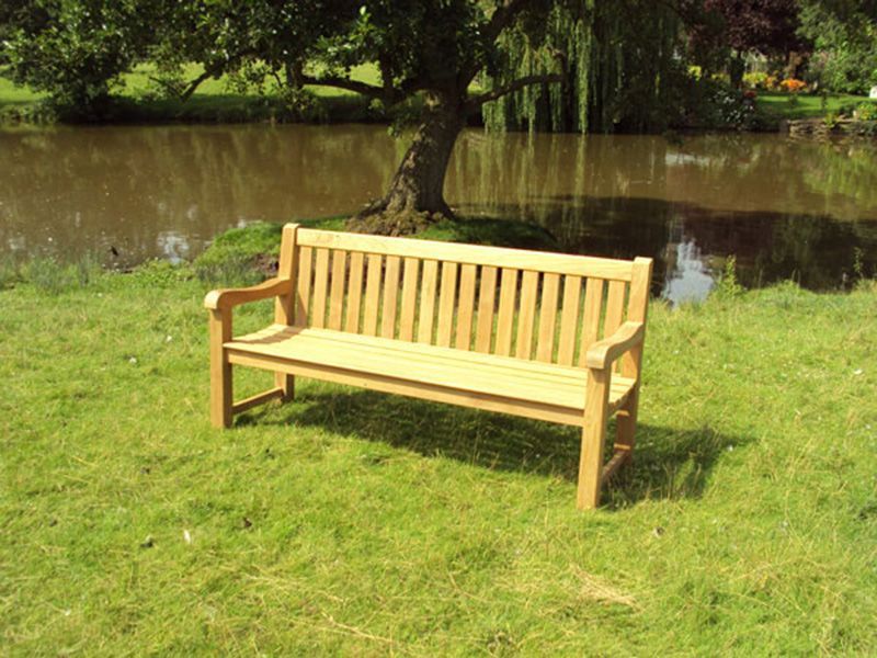 Britannia Teak Bench 180cm | FSC® Certified-Garden Furniture Centre-MidInstock,instock,MidRange,Active,park benches,Information,Best Sellers,Home Page Teak Furniture,Teak,Benches,Outdoor Furniture,FSC®,Teak Benches Benches,Memorial Benches,Teak Benches-{collection_title}
