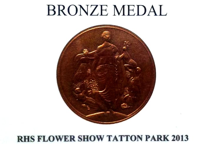 Fiona Alexander Garden Wins Bronze Medal.