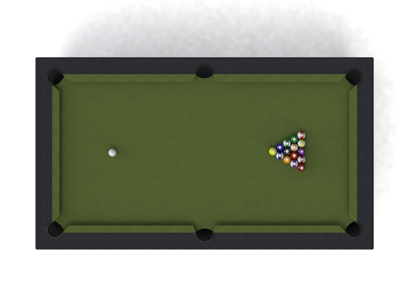 Outdoor Games Diner Table - Brown & Black 