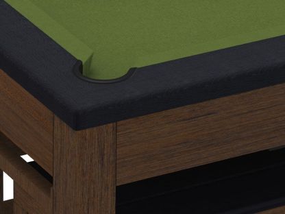 Outdoor Games Diner Table - Brown & Black 