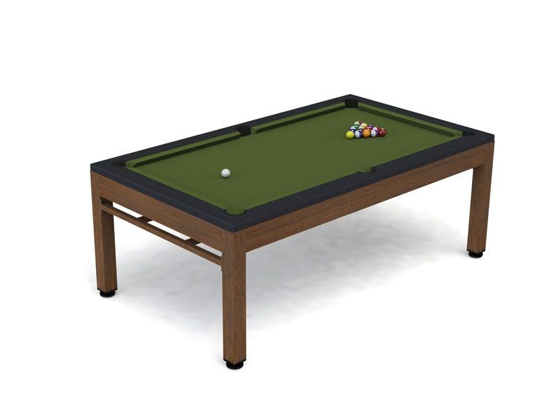 Outdoor Games Diner Table - Brown & Black 