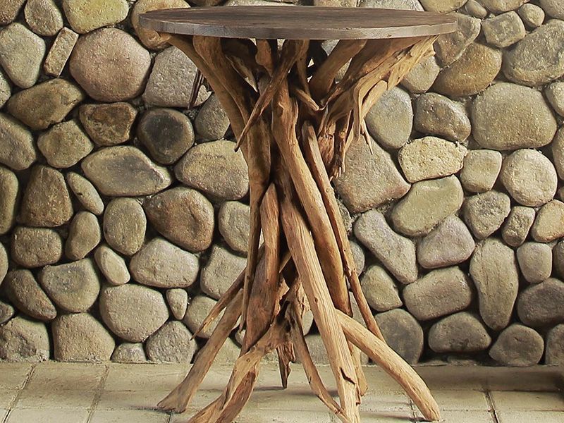 Baka Bar Set | Four Stools-Garden Furniture Centre-Root,Indoor Dining,HighRange,Outdoor Furniture,Teak Garden Furniture,Reclaimed Furniture,Bars & Bar Sets-{collection_title}