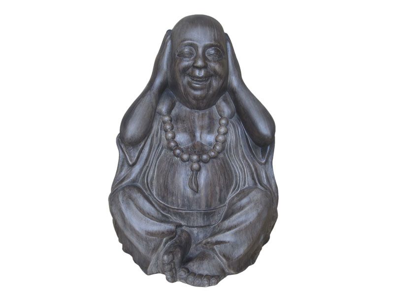 Buddha Hear No Evil Garden Ornament-Garden Furniture Centre-48Hour Dispatch,LowRange,Under 100,Ornaments Accessories,Ornaments,Accessories-{collection_title}