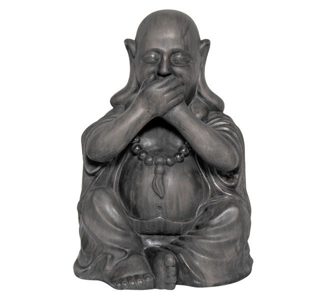 Buddha Speak No Evil Garden Ornament