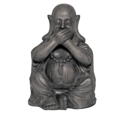 Buddha Speak No Evil Garden Ornament