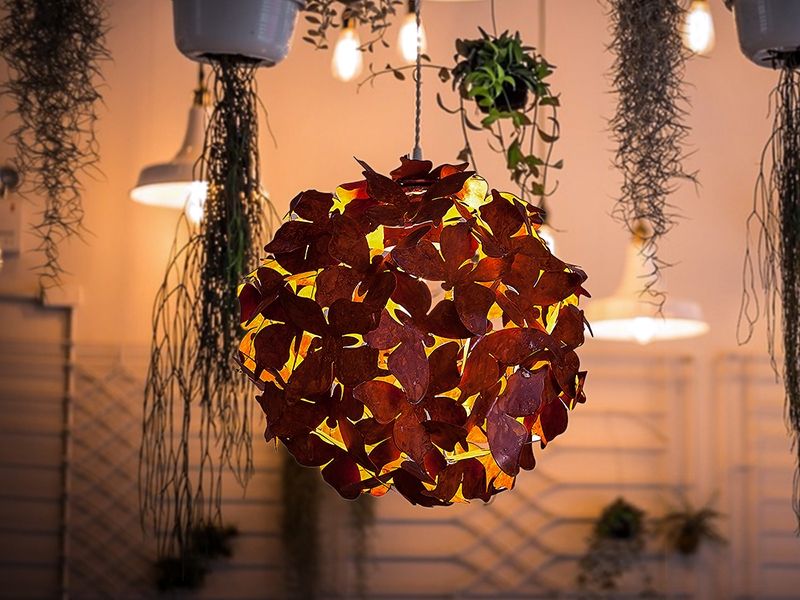 Butterfly Sphere Large-Garden Furniture Centre-Ornaments,Ranges,Animal Garden Ornaments,Think Outside Range,Metal Garden Ornaments,Hanging Garden Ornaments,Think Outside Range Ranges,Gifts-{collection_title}