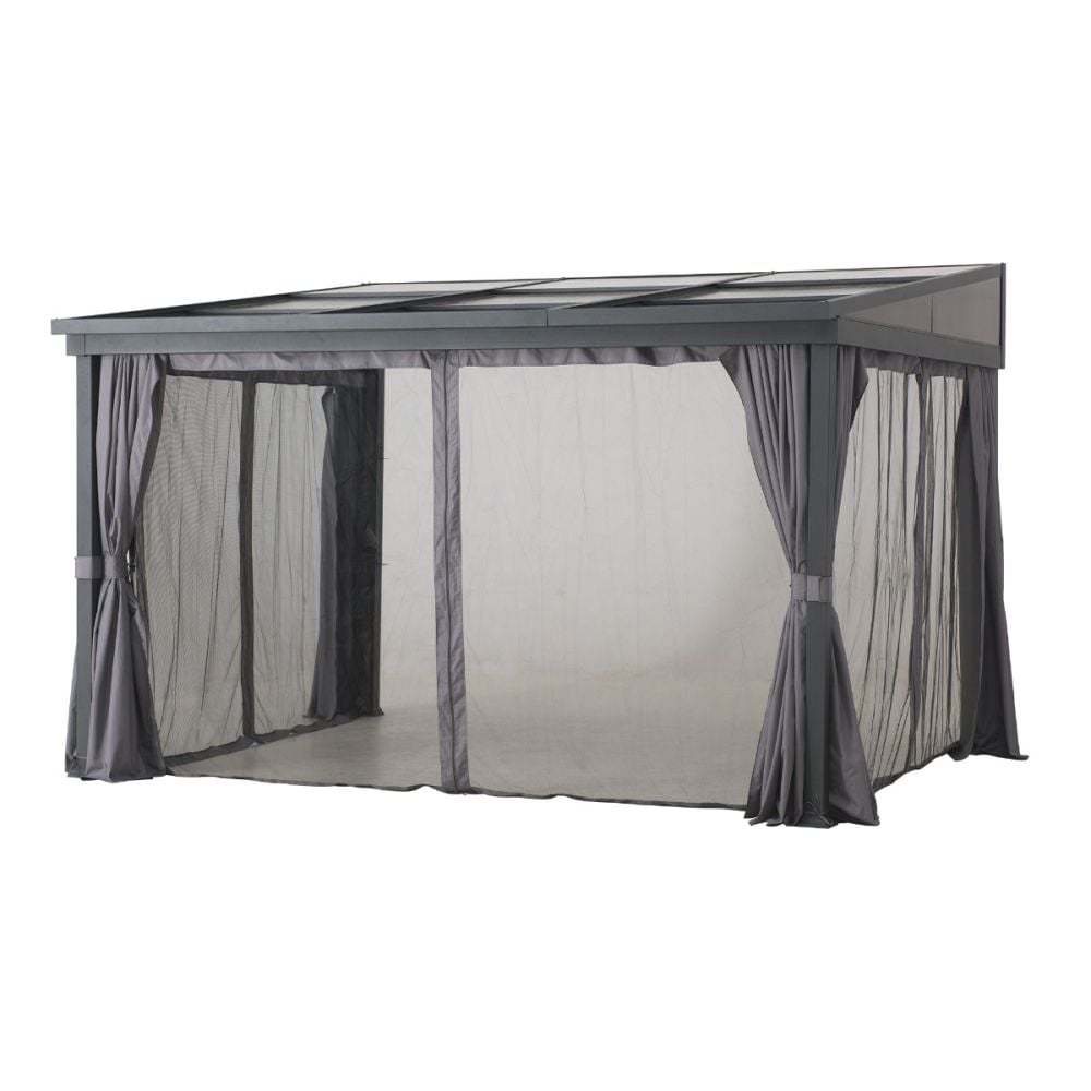 Four Seasons Wall Mounted Gazebo 3m x 3.65m | BLACK FRIDAY MONTH