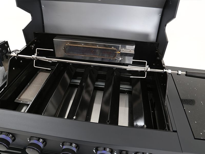 Island Four Burner Kitchen BBQ 