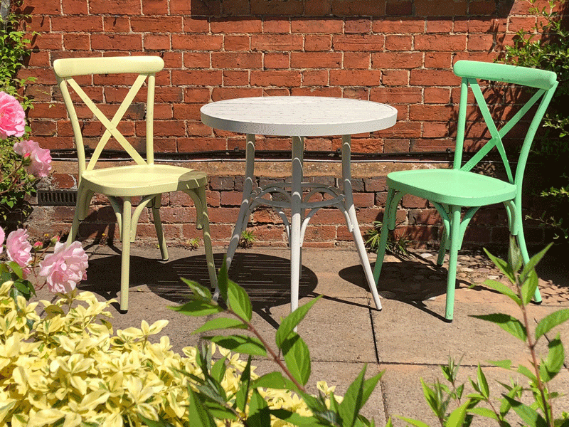 Retro Cafe Table-Garden Furniture Centre-LowRange,Outdoor Dining,Outdoor Furniture,Metal Furniture,Retro Range,Balcony & Duo Sets,Metal,Tables,Metal Tables,Metal Tables Metal-{collection_title}