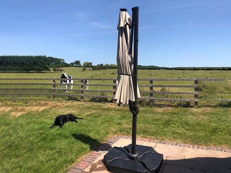 Saturn LED Parasol 3M Diameter-Garden Furniture Centre-48Hour Dispatch,LowRange,Round,Parasols,LED Furniture,Cantilever Parasols Parasols,LED Parasols-{collection_title}