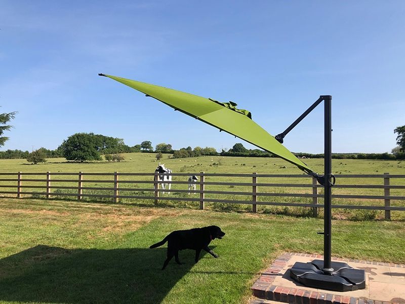 Calypso LED Cantilever Parasol 3M Square-Garden Furniture Centre-MidInstock,instock,MidRange,Square,Parasols,Cantilever Parasols Parasols,LED Parasols,Cantilever Parasols-{collection_title}