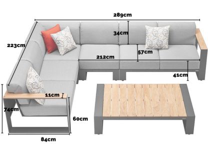 Cambusa Corner Unit | Grey or White