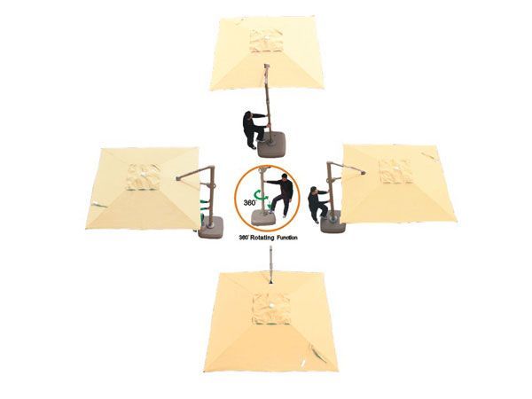Roma 3m Square | Cantilever Parasol