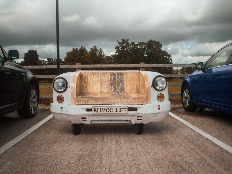 Indian Ambassador Car Bench-Garden Furniture Centre-MidRange,Benches,Outdoor Furniture,Upcycled Furniture-{collection_title}