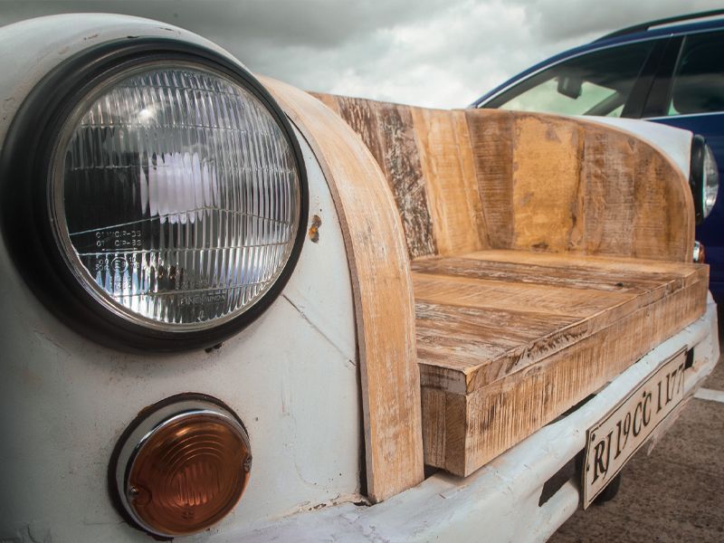 Indian Ambassador Car Bench-Garden Furniture Centre-MidRange,Benches,Outdoor Furniture,Upcycled Furniture-{collection_title}