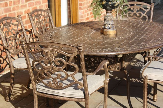 Casino 6 Seater Oval Table and Chairs Set