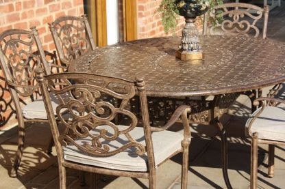 Casino 6 Seater Oval Table and Chairs Set