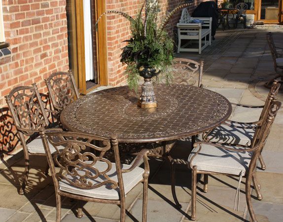Casino 6 Seater Oval Table and Chairs Set