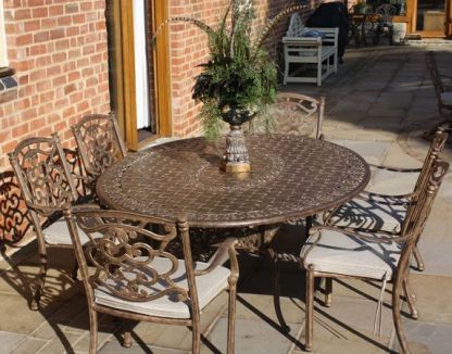Casino 6 Seater Oval Table and Chairs Set