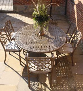 Casino 6 Seater Oval Table and Chairs Set-Garden Furniture Centre-HighRange,Tables,Dining Set,Metal,Outdoor Furniture,Metal Furniture,Ranges,Casino & Leaf Range,Outdoor Sale,Outdoor Dining,Autumn & Winter Sale-{collection_title}