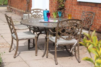 Casino 4 Seater Round Table and Chairs Set