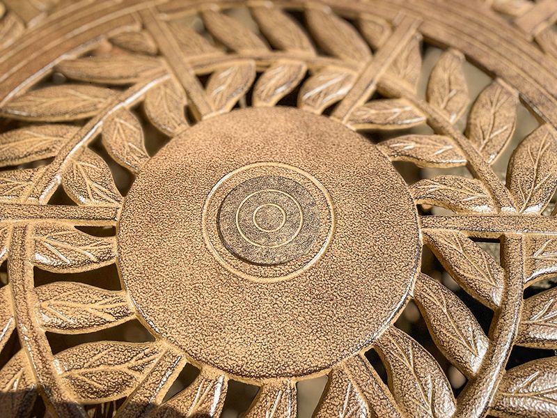 Leaf 6 Seater Oval Table and Chairs Set