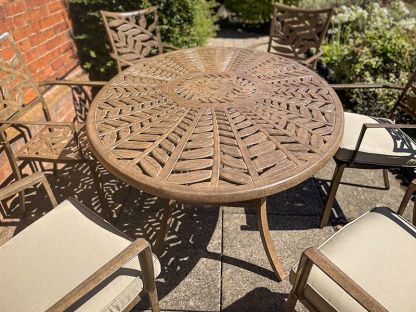 Leaf 6 Seater Oval Table and Chairs Set