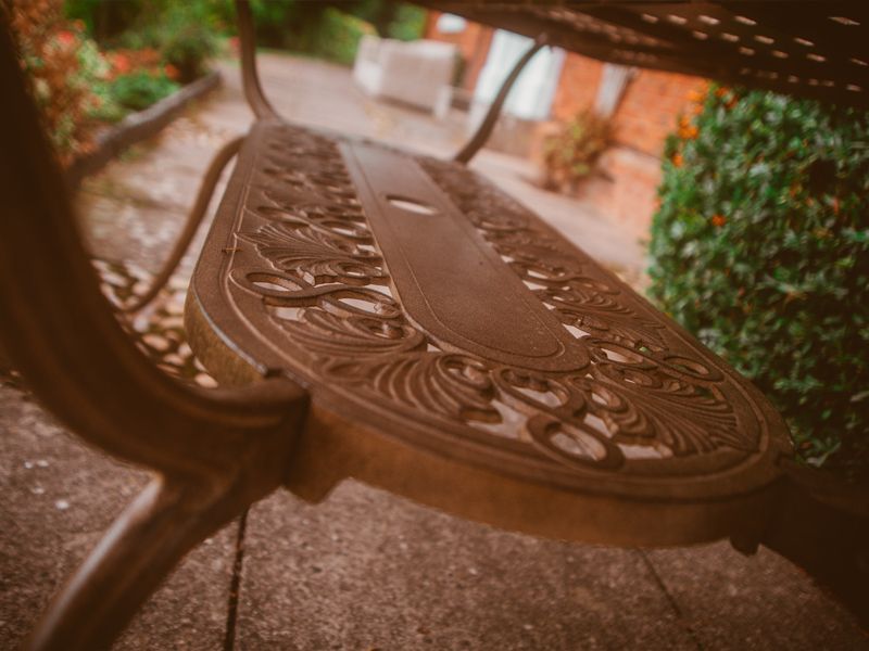 Casino 6 Seater Rectangle Table & Swivel Chairs 'set' -Garden Furniture Centre-HighRange,Tables,Dining Set,Metal,Outdoor Furniture,Metal Furniture,Casino & Leaf Range,Outdoor Dining-{collection_title}