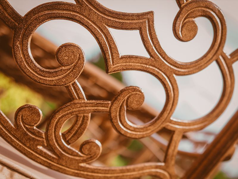 Casino 6 Seater Rectangle Table & Swivel Chairs 'set' -Garden Furniture Centre-HighRange,Tables,Dining Set,Metal,Outdoor Furniture,Metal Furniture,Casino & Leaf Range,Outdoor Dining-{collection_title}