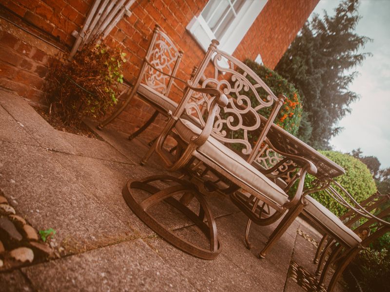 Casino 6 Seater Rectangle Table & Swivel Chairs 'set' 