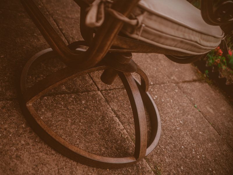 Casino 6 Seater Rectangle Table & Swivel Chairs 'set' -Garden Furniture Centre-HighRange,Tables,Dining Set,Metal,Outdoor Furniture,Metal Furniture,Casino & Leaf Range,Outdoor Dining-{collection_title}