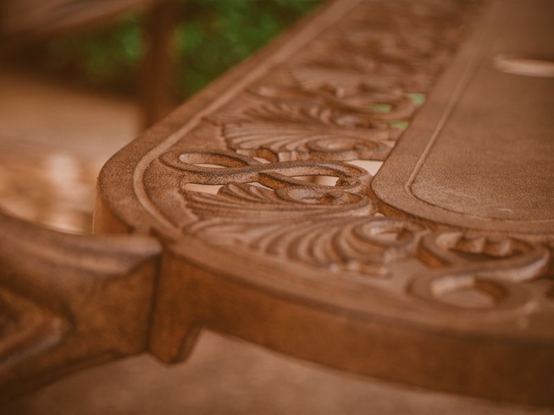 Casino 6 Seater Rectangle Table & Swivel Chairs 'set' -Garden Furniture Centre-HighRange,Tables,Dining Set,Metal,Outdoor Furniture,Metal Furniture,Casino & Leaf Range,Outdoor Dining-{collection_title}