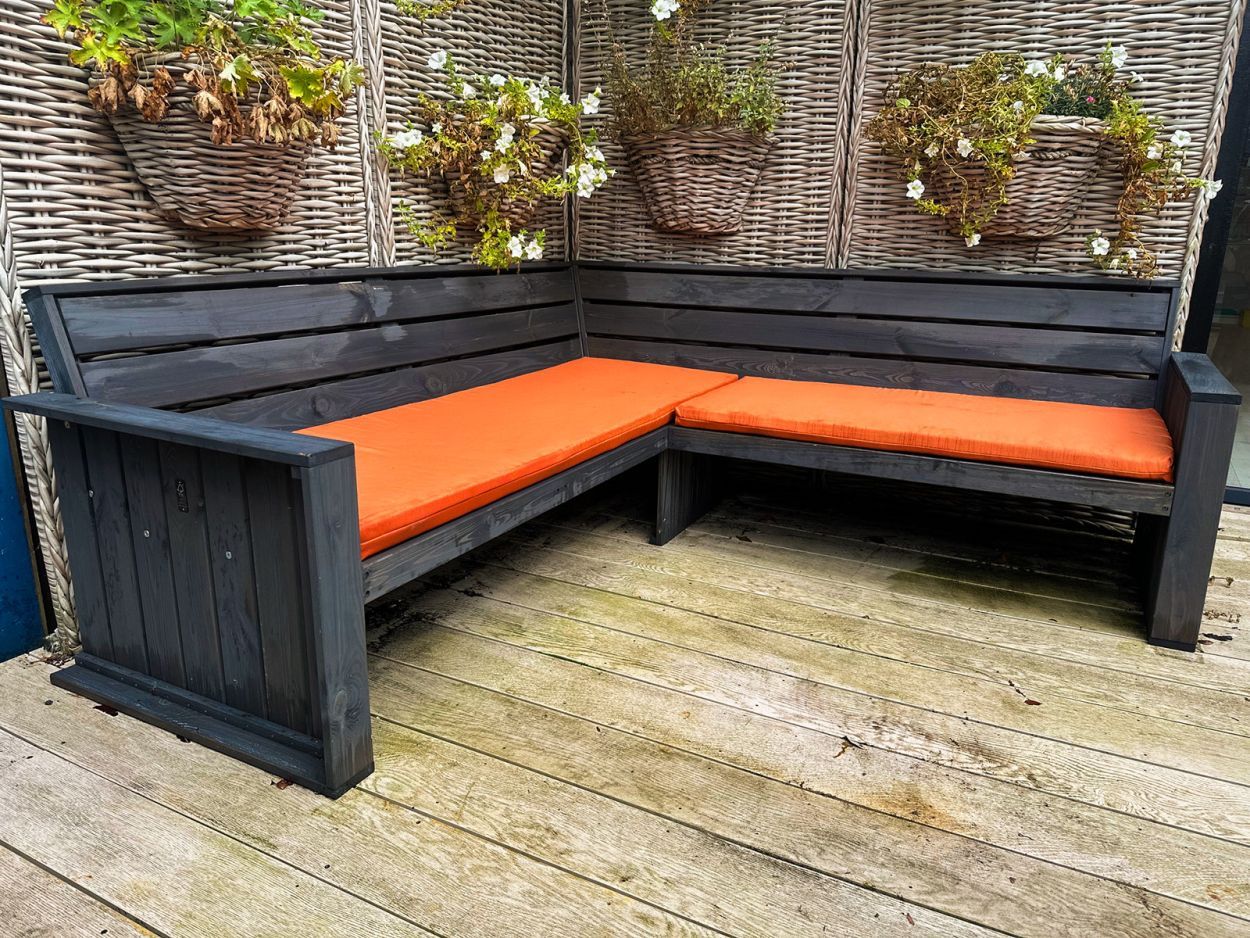 Cecina Corner Bench | November Offers-Garden Furniture Centre-MidInstock,instock,MidRange,Outdoor Furniture,Benches,Sale,Monthly Offers-{collection_title}