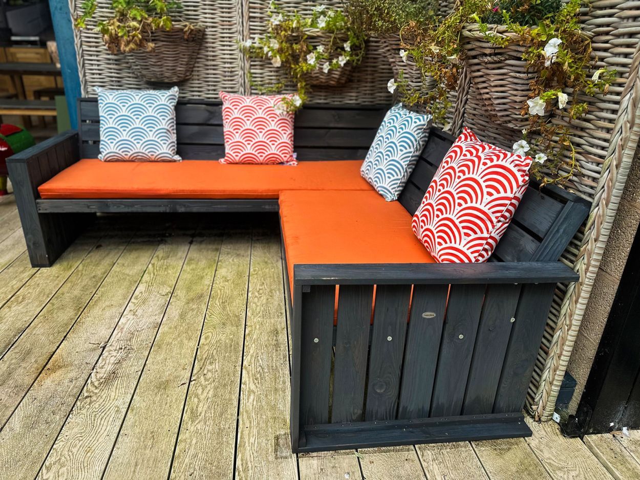 Cecina Corner Bench | November Offers-Garden Furniture Centre-MidInstock,instock,MidRange,Outdoor Furniture,Benches,Sale,Monthly Offers-{collection_title}
