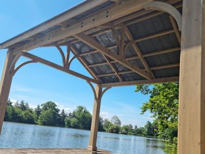 Cedar Gazebo 4.2m x 3.6m | FSC® Certified