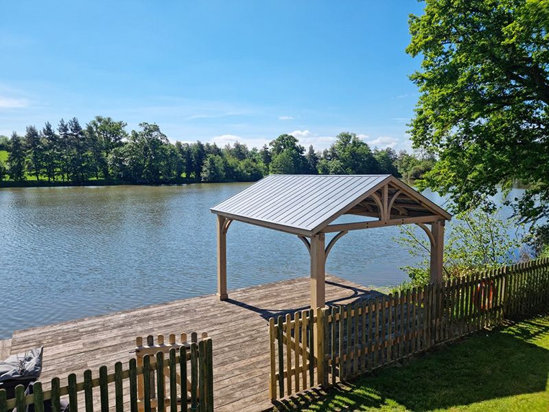Cedar Gazebo 3.6m x 3.2m | FSC® Certified