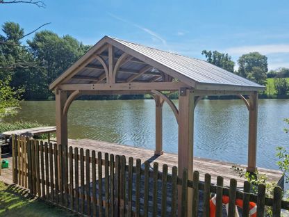 Cedar Gazebo 4.2m x 3.6m | FSC® Certified