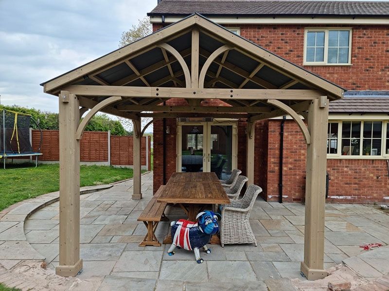 Cedar Gazebo 4.2m x 3.6m | FSC® Certified