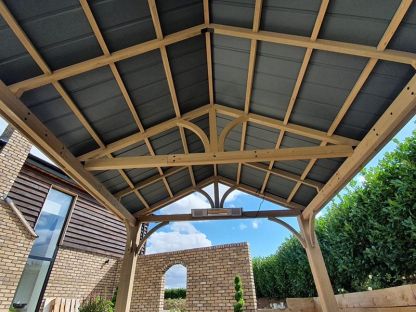 Cedar Gazebo 4.2m x 3.6m | FSC® Certified