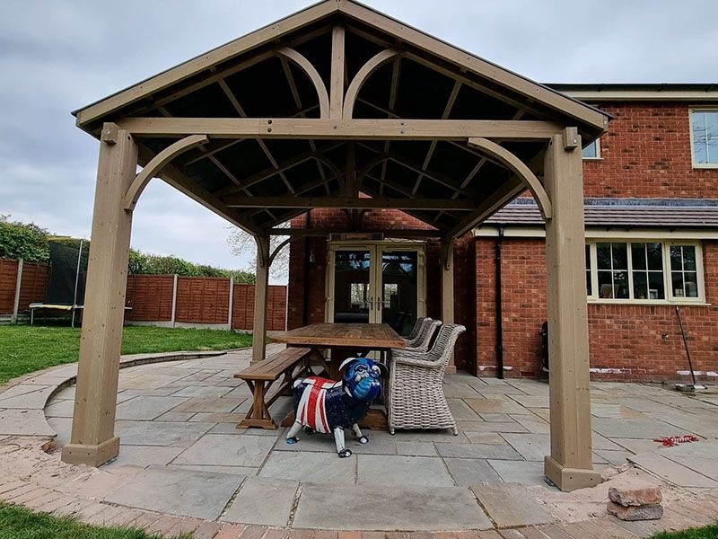 Cedar Gazebo 3.6m x 3.2m | FSC® Certified