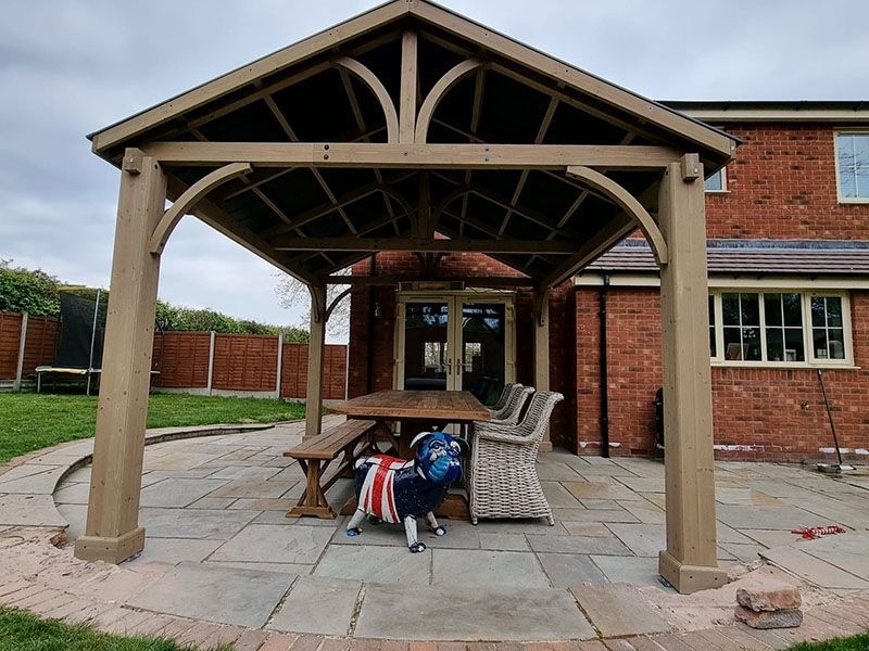 Cedar Gazebo 3.6m x 3.2m | FSC® Certified