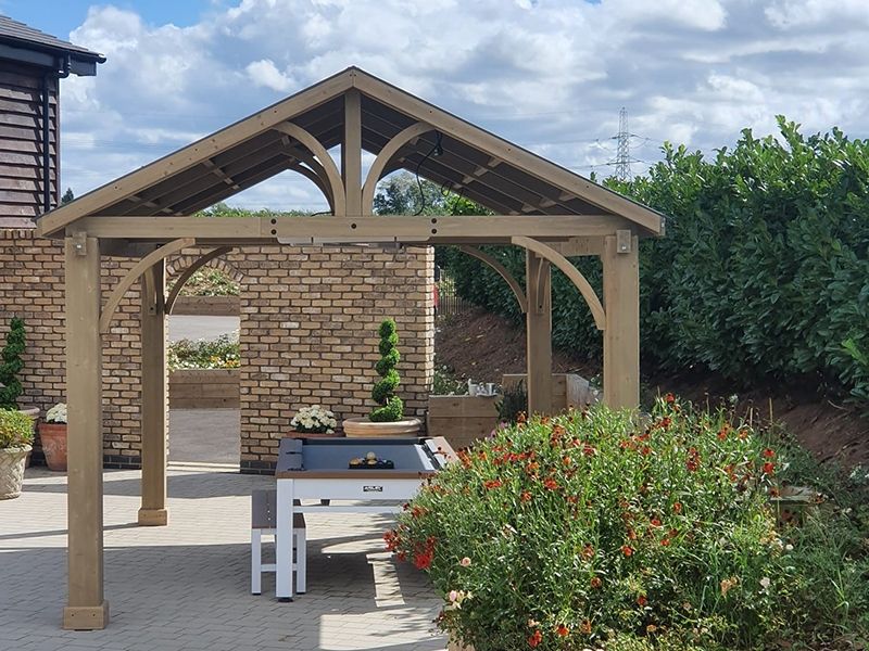 Cedar Gazebo 4.2m x 3.6m | FSC® Certified