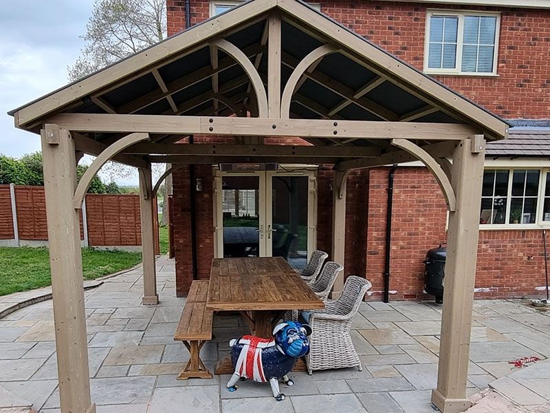 Cedar Gazebo 3.6m x 3.2m | FSC® Certified